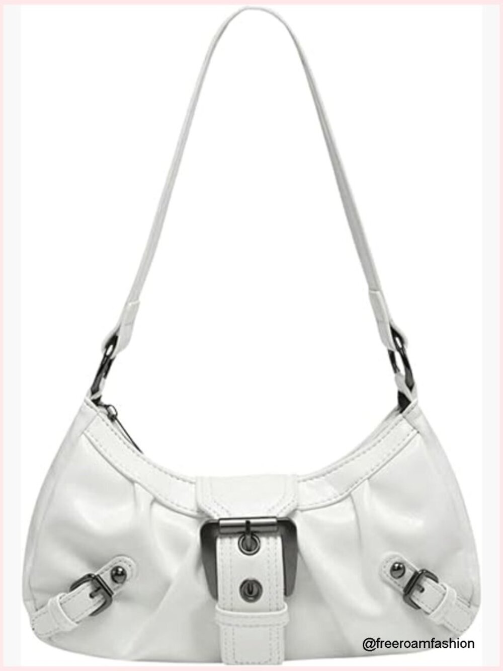 Small Hobo Shoulder Bag Goth Punk Clutch Underarm Purse Trendy